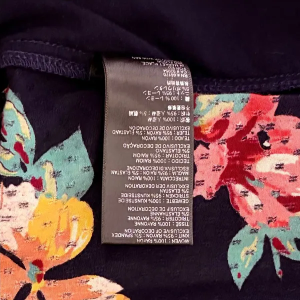 By ANTHROPOLOGIE Dakota Floral Embroidered Top Blouse Peasant Square‎ Neck Large - Image 11