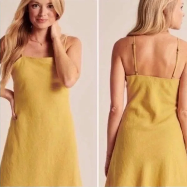 Abercrombie Linen Mini Dress - Image 2