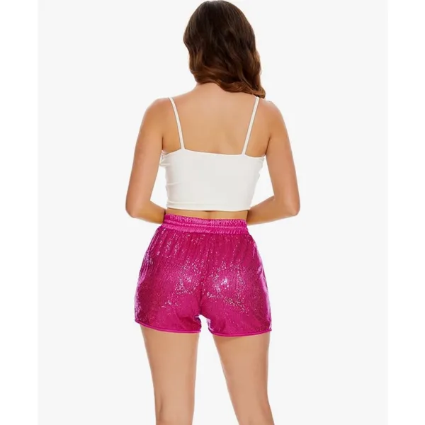 NEW Sequins Rave High Waist Casual Hot Pants Shorts S - Image 2