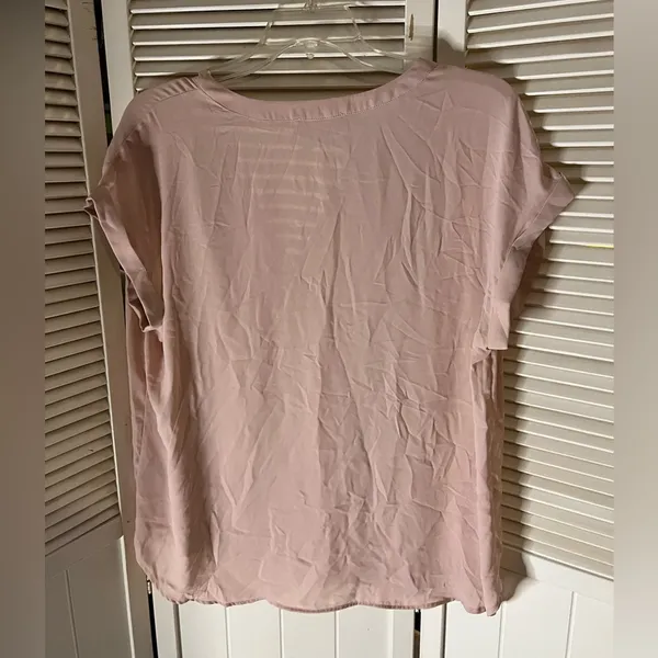 Philosophy XXL light pink chiffon blouse - Image 2