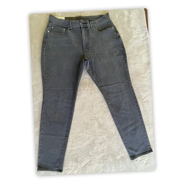 Abercrombie & Fitch Athletic‎ Slim Faded Black Women's Jeans Pants 32x32 - Image 2
