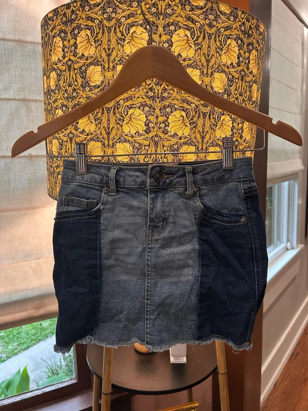 Color Block Denim Skirt GB Girls - Image 5