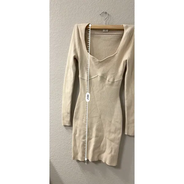 Abercrombie ‎ & Fitch Elevated Knit Corset Midi Sweater Dress XST - Image 4