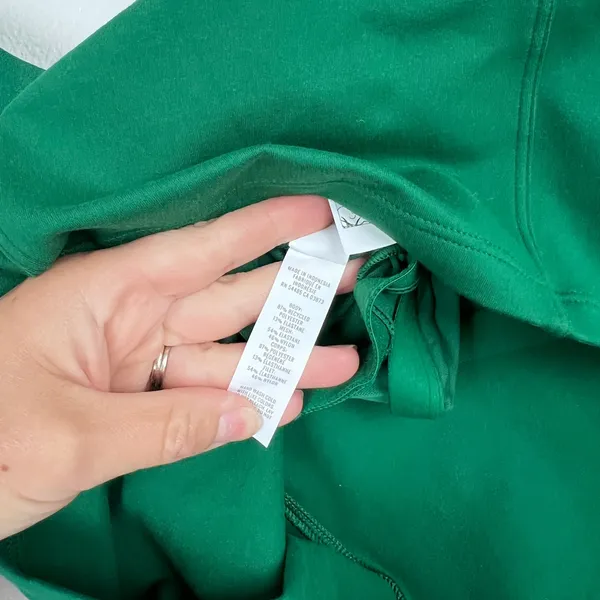 Aerie‎ OFFLINE The Hugger Green Cropped Athletic Tank Top Built-In Bra XXL NWT - Image 5