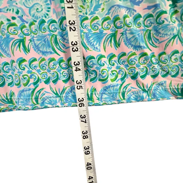 Lilly Pulitzer Johana Cover Up Swim Dress Womens L Surf Blue Sea Life Beachcore - Image 10