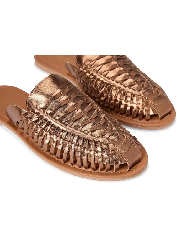 NEW Seychelles Little Italy Woven Mule (Women) 7 M, BRONZE - Image 5