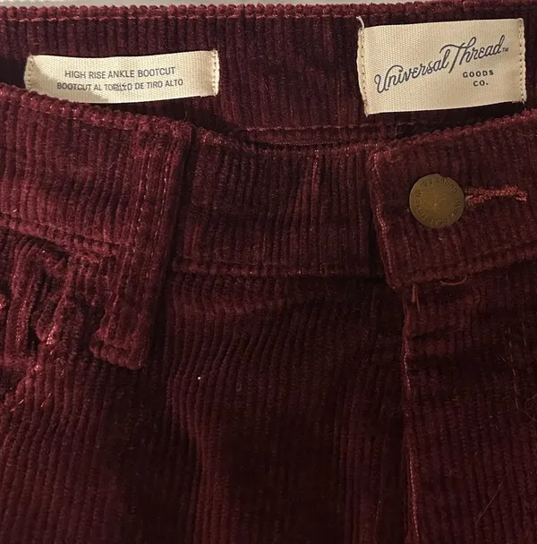 Universal Threads High-Rise Ankle Bootcut Corduroy Jeans - Image 3