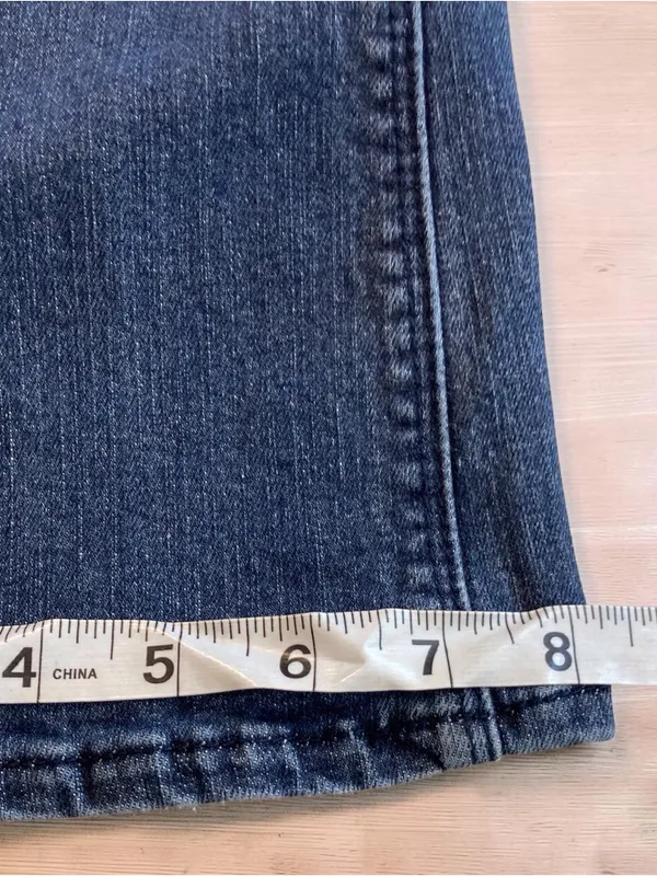 Charlotte Russe Low Rise Flare Jeans Y2K Dark Wash Size 2S - Image 10