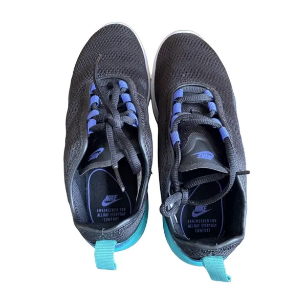 Women's Nike Sneakers, Size 9, Black/Teal CK1676-300 - Image 4