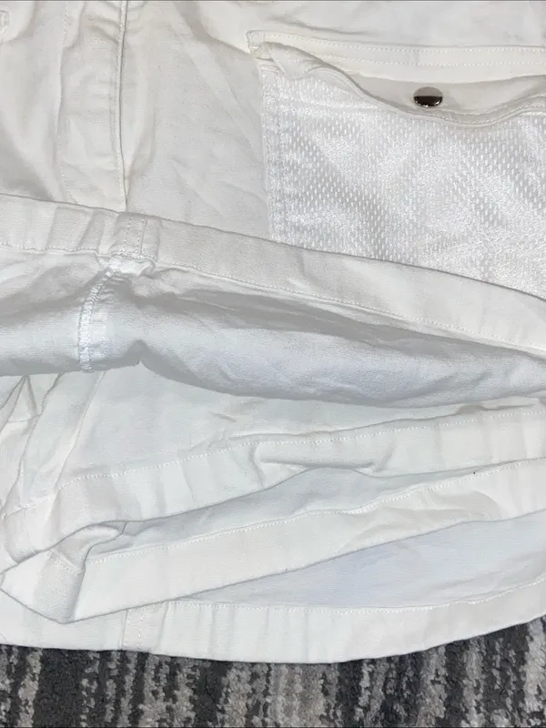 Aldo Trevi white cotton skort size 8 - Image 3