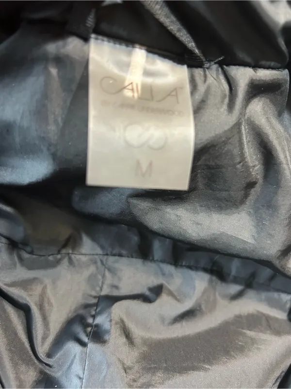 Calia Black Quilted Puffer Vest Outdoors size Medium - Image 3