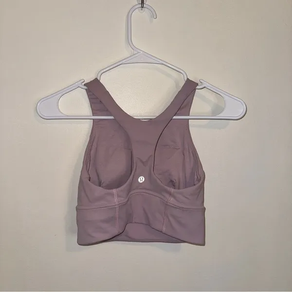 Lululemon Wunder Train Longline Bra *Medium Support, C/D Cup Pink Peony 4 - Image 4