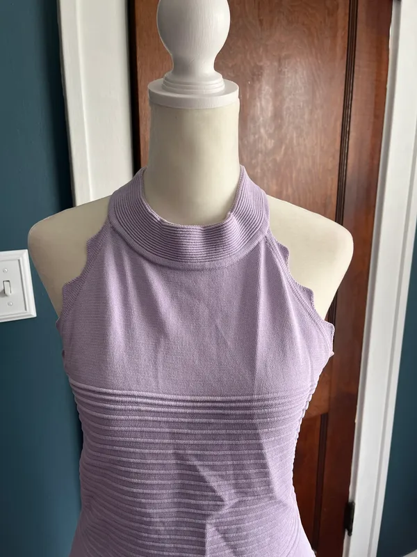 Nordstrom NWOT Lavender Fit and Flare Dress - Image 4