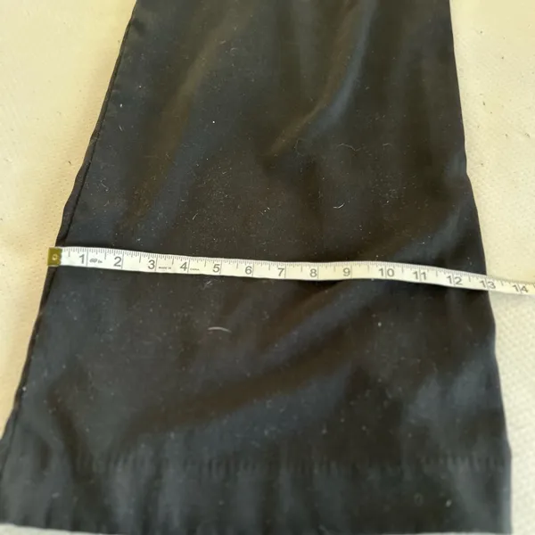 Zara Sz: M Black Wide Leg Cropped Pull On Sailor Pant Large Button Accent - Image 6