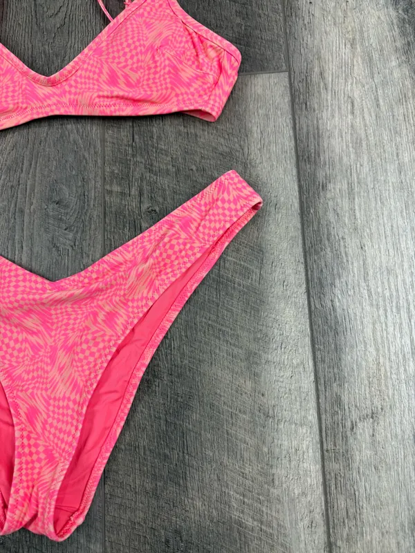 Aerie Pink Print Bikini Set - Image 2