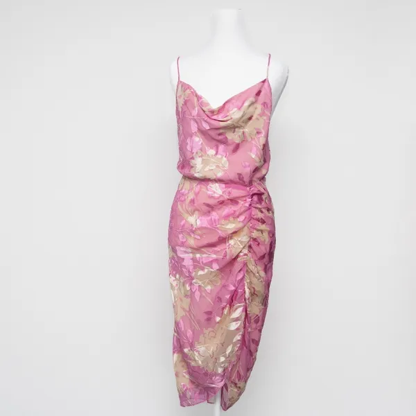 SAMSOE SAMSOE - Dapples Floral‎ Satin Burnout Dress. - Image 3
