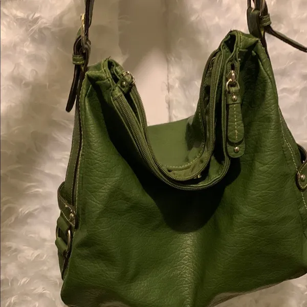 Strada Olive Green Shoulder Bag - Image 2