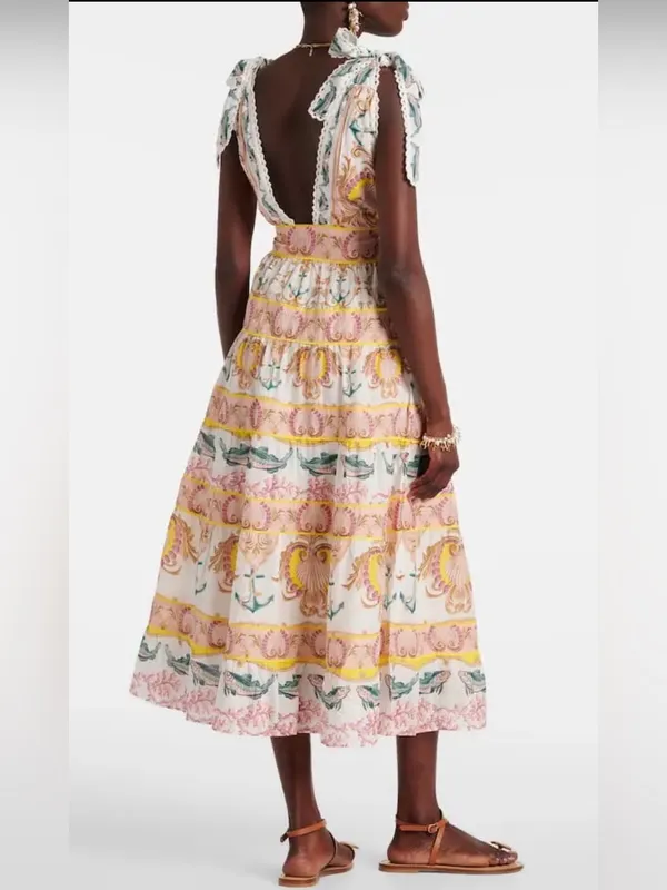 NWT Farm Rio Maritime Magic Dress sz Large - Image 2