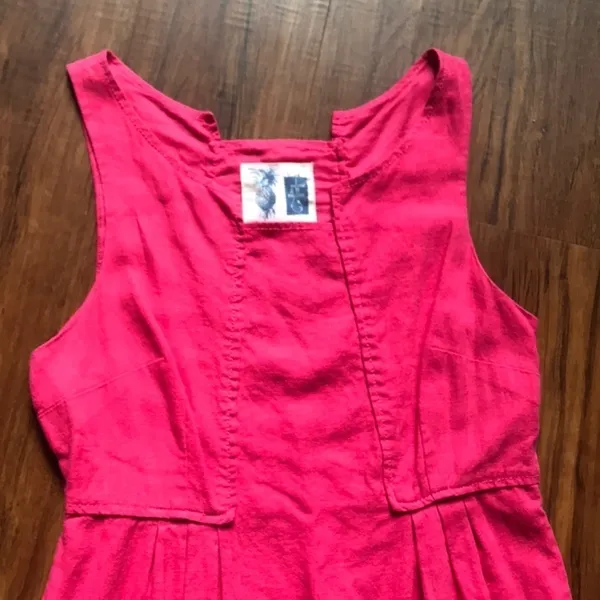 🛍 Anthropologie Edmé & esyllte linen dress sz 4‎ - Image 5