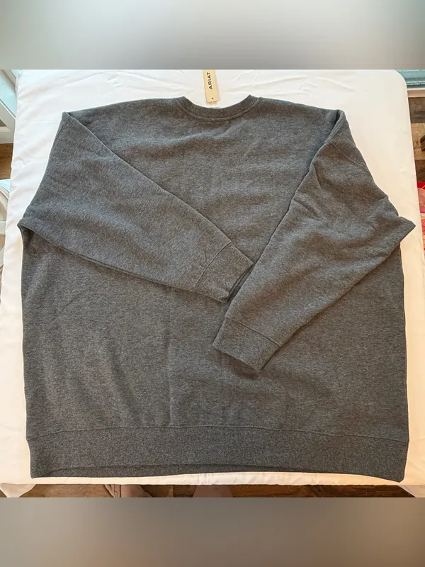 Ariat To Ride Born Western Graphic Oversized Crew Sweatshirt 2X NWT Rodeo - Image 8