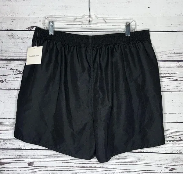 Croft & Barrow Woman NWT 16W Black Tummy Slimmer 4” Inseam Swim Shorts w/ Panty - Image 2