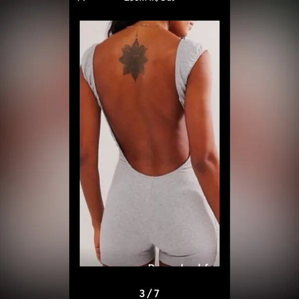Free People Weekend Friend Shorty Bodysuit. Size XL - Image 3