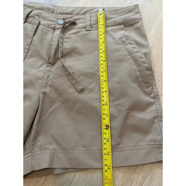 Magellan Outdoors Shorts Womens L Khaki Fishing Outdoors Falcon Lake Shorty Stretch UV - Image 3