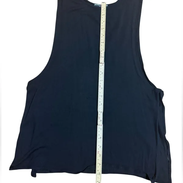 Brandy Melville Black Tank Top with open sides‎ one size - Image 5