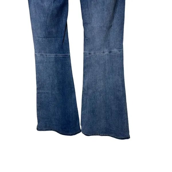 Free People Penny Pull On Flare‎ Jeans 24 Medium Blue - Image 6