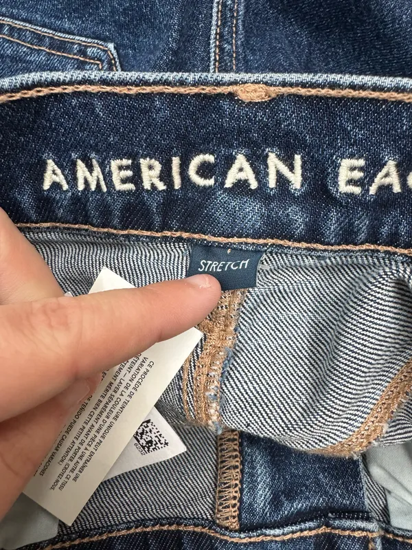 NWT American Eagle Stretch Super High-Rise Straight Jeans Size 10 Short - Image 6