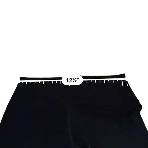 Lululemon Wunder Under Crop 21‎ Womens 6 Black Full On Luxtreme High Rise - Image 7