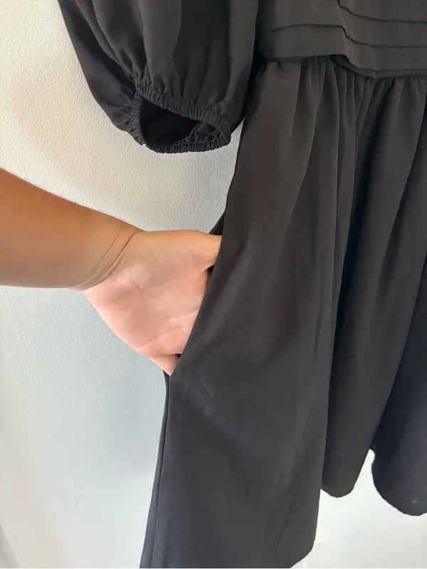 Amazon Black Midi Dress - Image 4