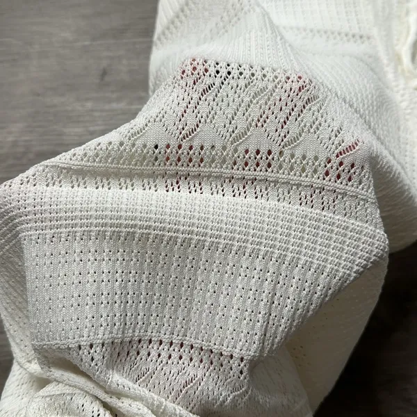 Zara crochet mesh white dress - Image 8