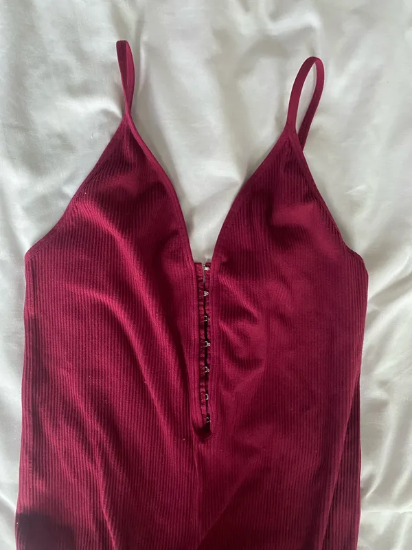 Pink bodysuit Red Size M - Image 2