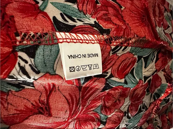 Red Floral Halter Midi Dress Size XXL - Image 13