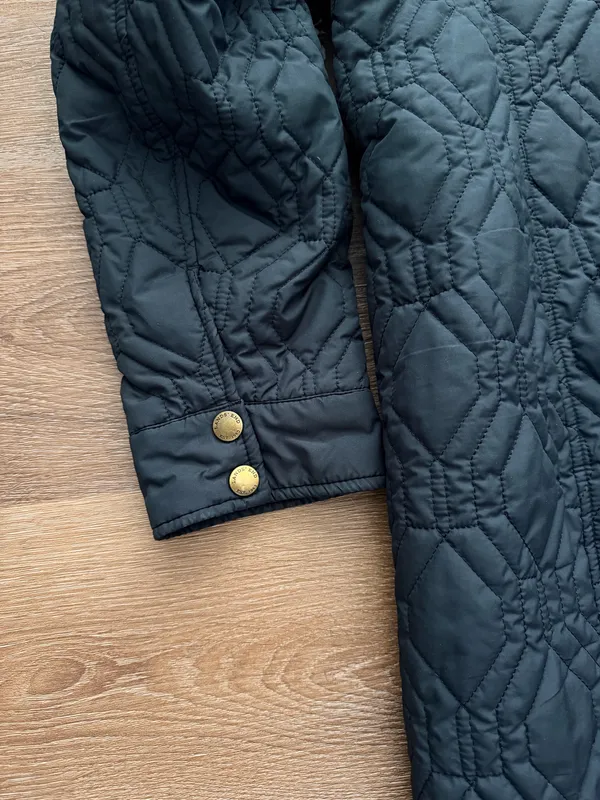 Lands’ End Black Quilted Puffer Coat - Image 6