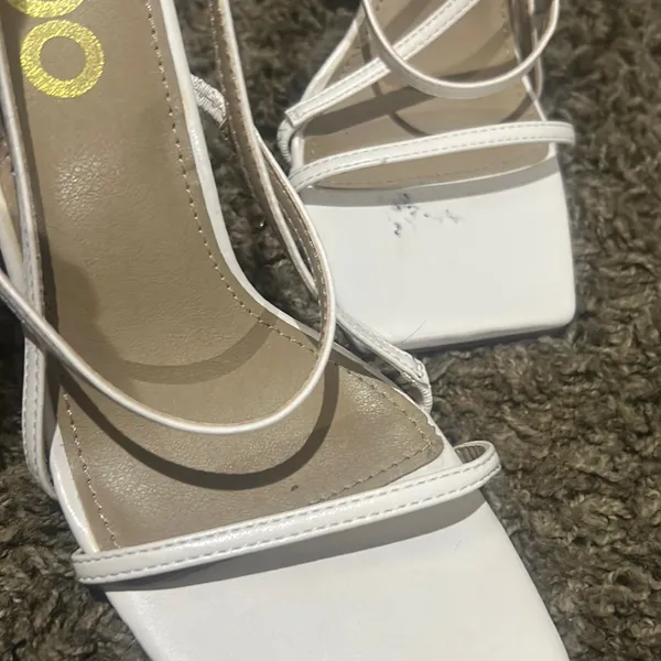Ego Heels W/ Strappy Square‎ Toe Detailing - Image 5