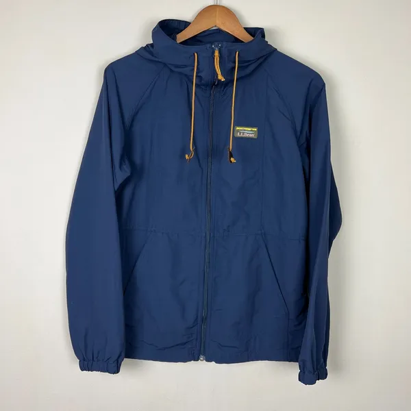 LL Bean Jacket Womens Small Navy Mountain Classic Full Zip Hoodie Lightweight S‎ - Image 8