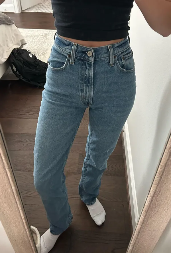 Abercrombie High-Rise Jeans Straight - Image 4