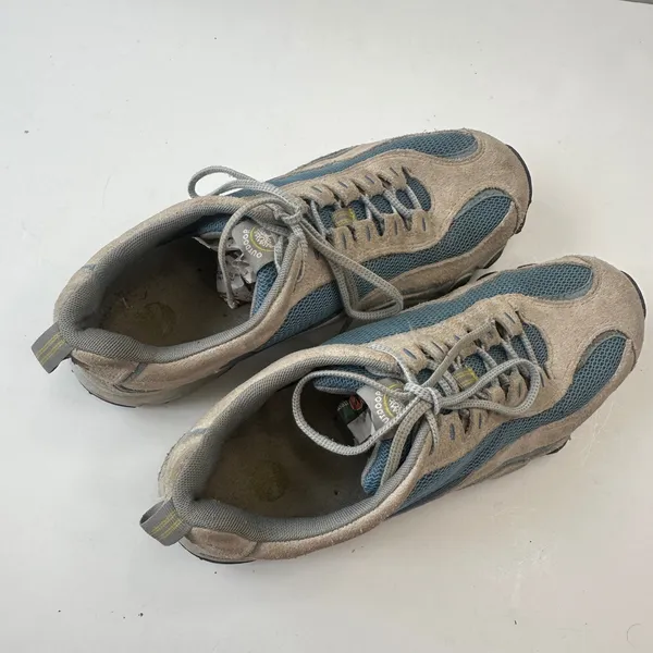 Timberland Hiking‎ Trail Shoes Suede Leather Blue Mesh Comfort Womens 9.5 - Image 7