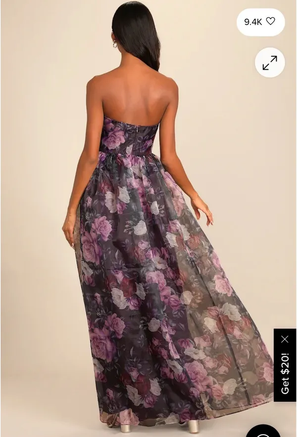 Lulus Dress Maxi Floral - Image 3