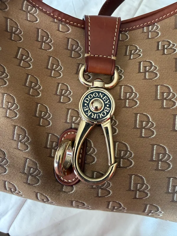 Dooney & Bourke Leather Bag Brown - Image 13