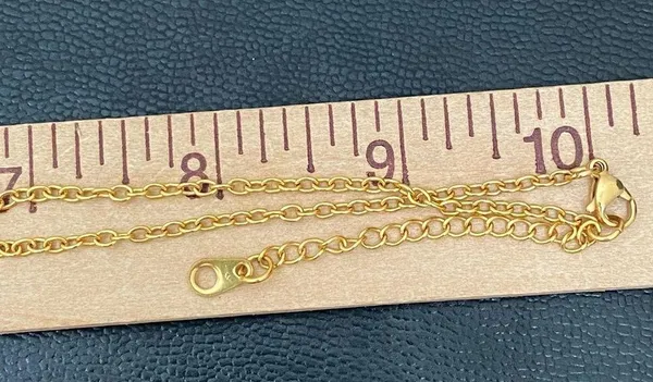 18K Gold plated Taurus Zodiac Sign Quarter Coin Pendant 20” Necklace 15.7g - Image 14