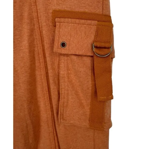Free People Women's‎ Semi Charmed Cargo Jogger Pants Orange Size XS Activewear - Image 10