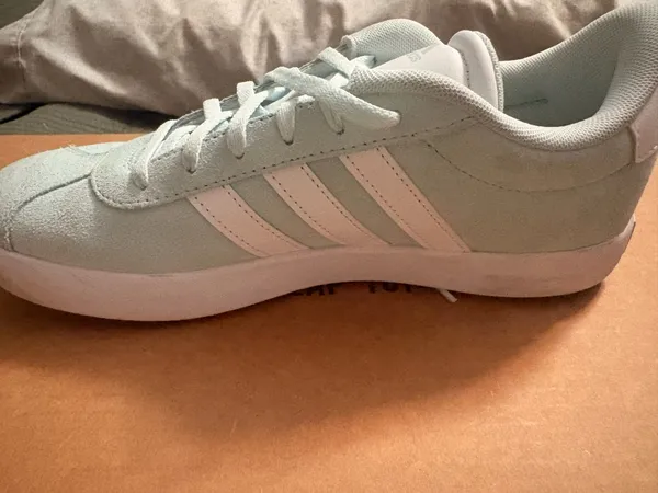 Adidas VL Court Seafoam Green Suede - Image 3