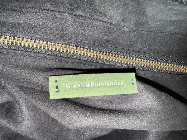 The Anthropologie Prudence Tote Bag with Removable Leopard Crossbody Strap - Image 3