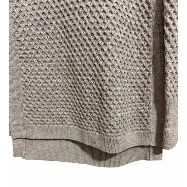 Athleta Honeycomb Tunic Sweater‎ Wool Blend Beige Women's Size Small - Image 9