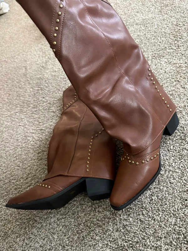 Boots Brown Size 6.5 - Image 2