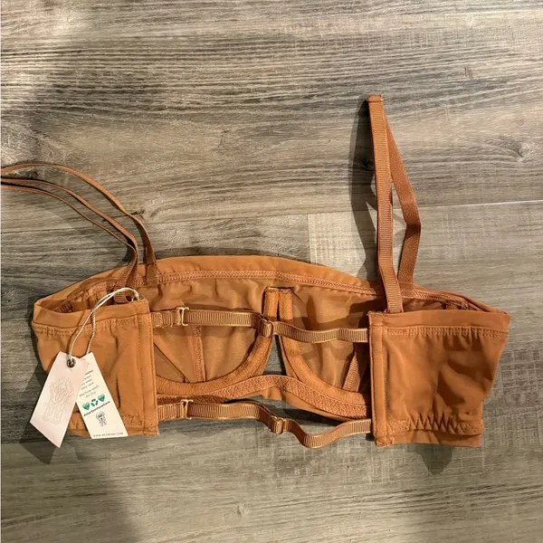 Free People We are HAH Wired Bra in Brown Sugar - Image 5