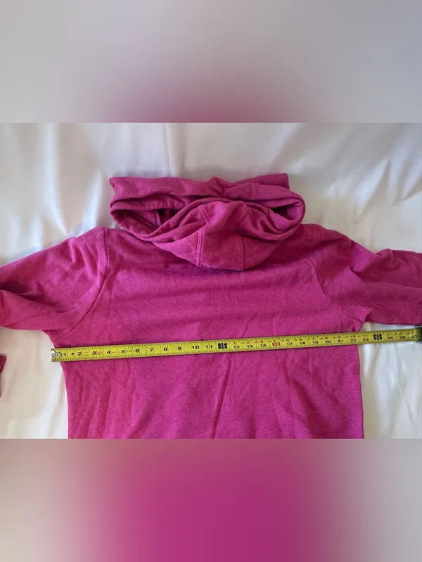 Nike Women's Magenta Funnel Neck Pullover Sweatshirt - Image 3